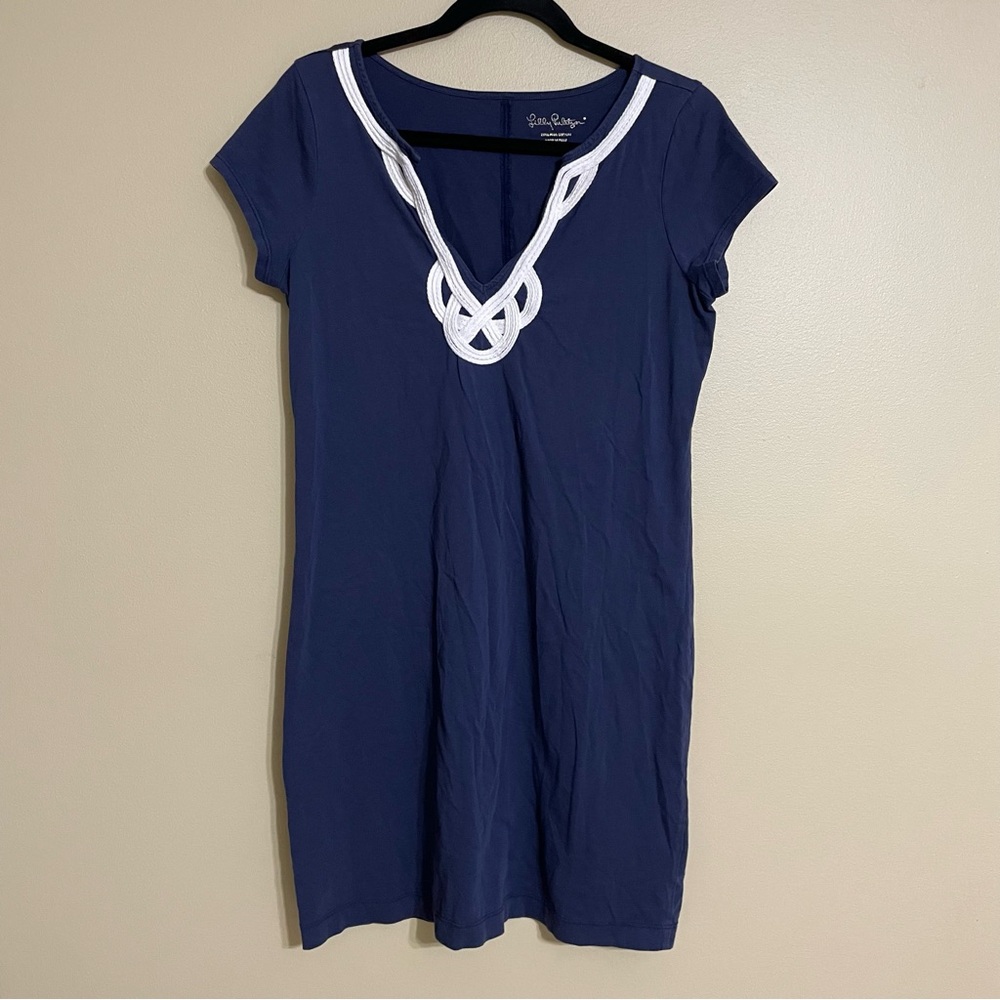 Lilly Pulitzer Brewster dress‎ navy size medium